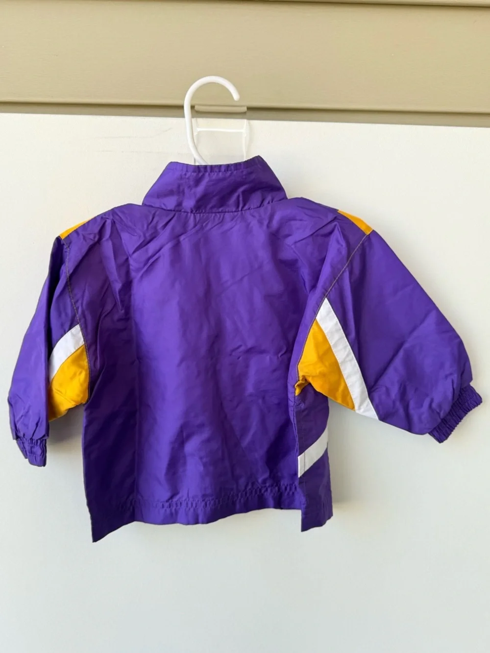 Vintage NFL Kids Touchdown Club Zip Up Minnesota Vikings Jacket size 12M